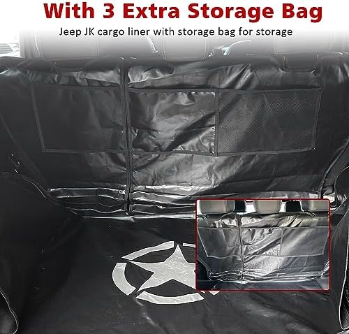 SUNPIE Trunk Mat for Pet Dog for Jeep Wrangler JK/JL 4 Doors 2007-2026 - Image 4