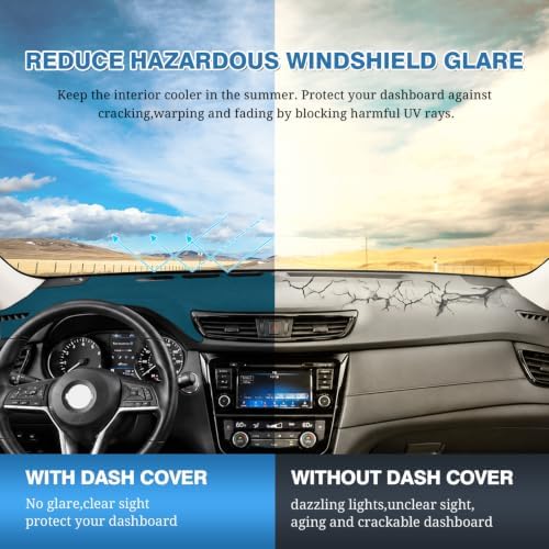FIILINES Dash Cover for Nissan Rogue T32 2014-2020 Rogue Sport 2017-2022 - Image 6