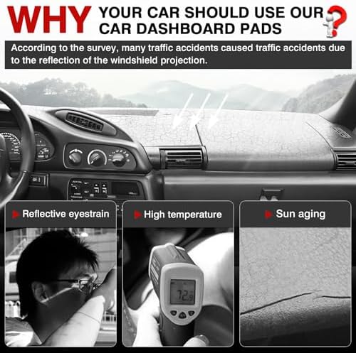 Autorder Dashboard Cover Mat for 1993 1994 1995 1996 Chevrolet Camaro - Image 2