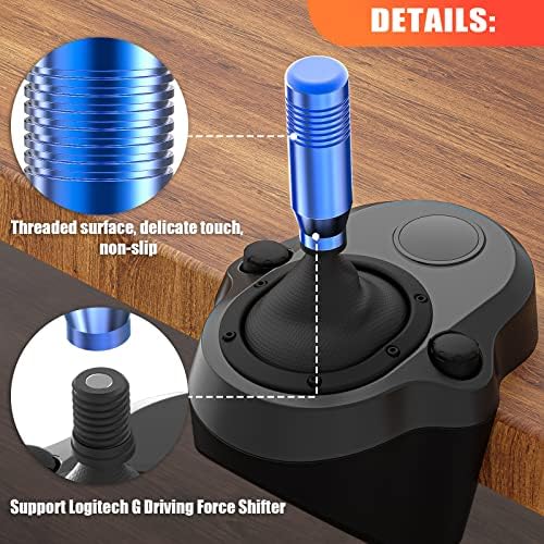 aikeec Gear Shifter Knobs with Adapter Compatible with Logitech G27 G29 G920 - Image 4