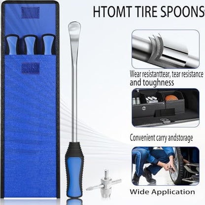 PINKJOY 15" Tire Spoon Kit, Motorcycle Tire Changer Tire Removal Tool - Image 3