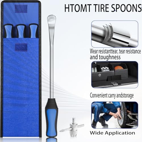 PINKJOY 11.5" Tire Spoon Kit, Motorcycle Tire Changer Tire Removal Tool - Image 3