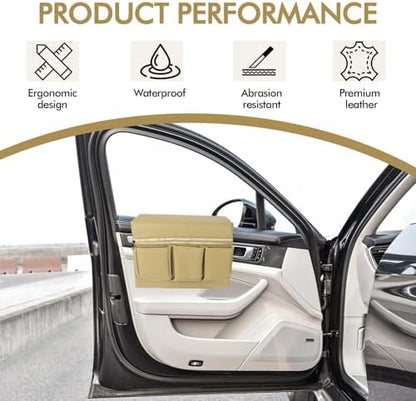 wuyaoyao Leather Car Window Armrest Storage Box - Image 4