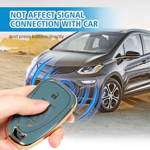Rislobx Key Fob Cover Fit for Chevy Key, Car Key Case Protector for Volt Bolt - Image 4