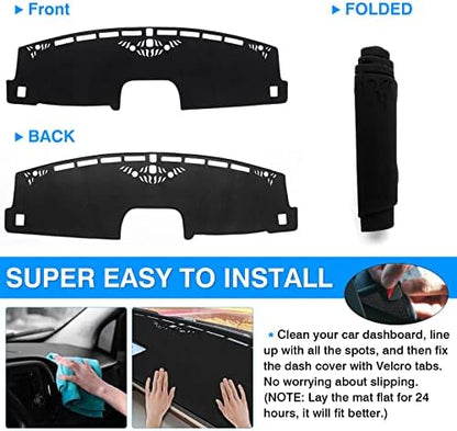 Autorder Dashboard Cover Mat for 2022-2026 Ford Maverick Accessories Dash Cover - Image 5