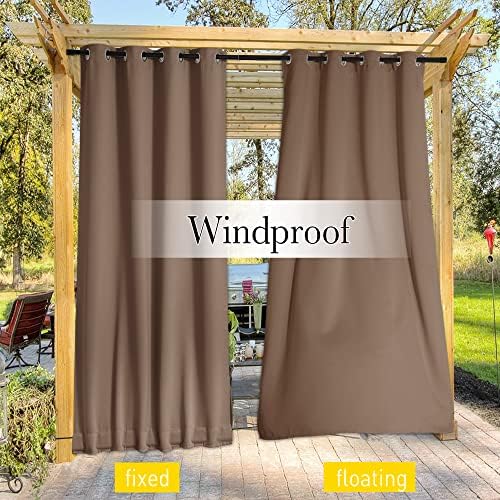 NICETOWN 2 Panels Outdoor Curtains - Image 6