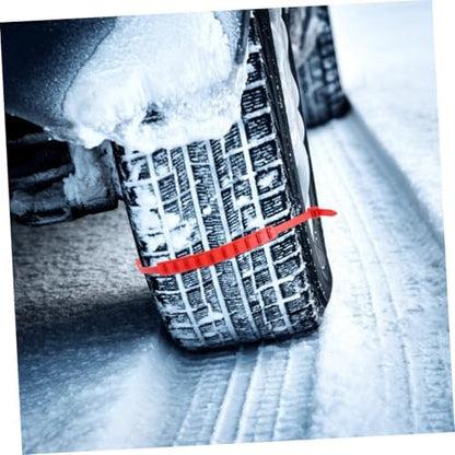 PATKAW 15pcs Car Anti-skid Snow Tire Chains Emergency Wheel Cable Ties Non-slip - Image 4