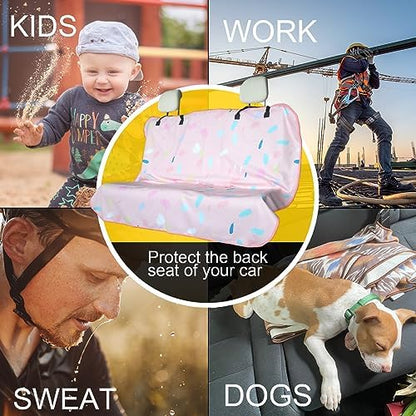 Back Seat Cover for Car Trucks Van SUV Jeep, Waterproof Rear Bench Towel Seat - Image 6