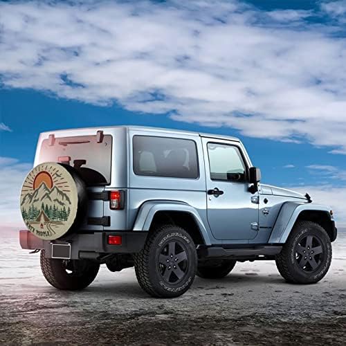 I Hate People Spare Tire Cover Weatherproof Wheel Protectors Universal Fit - Image 3