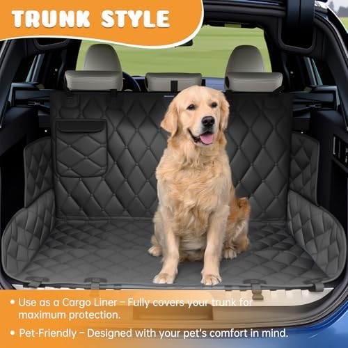 Dog Car Seat Cover for Back Seat 100% Waterproof, Long-Lasting and Soft Nonslip - Image 4