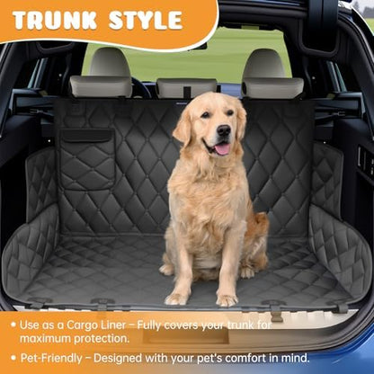 Dog Car Seat Cover for Back Seat 100% Waterproof, Long-Lasting and Soft Nonslip - Image 4