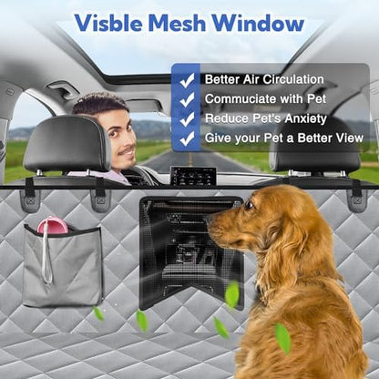 Kytely Dog Car Seat Cover Back Seat XL, Waterproof Hammock - Image 3