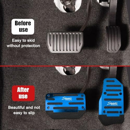 2PCS Non-Slip Car Pedal Covers, Premium Aluminum Alloy Gas and Brake Pedals - Image 6