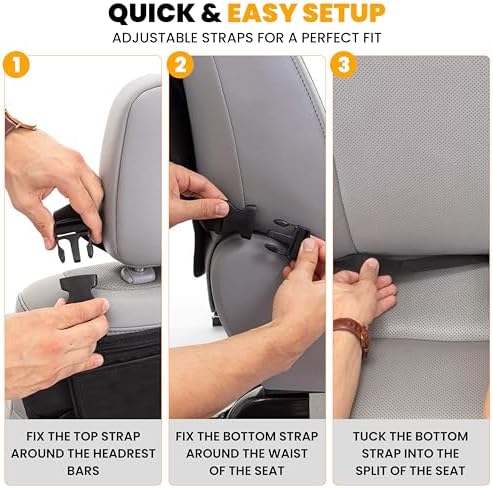 EcoNour Car Kick Mats Back Seat Protector - Image 2