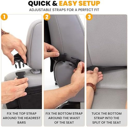 EcoNour Car Kick Mats Back Seat Protector - Image 2