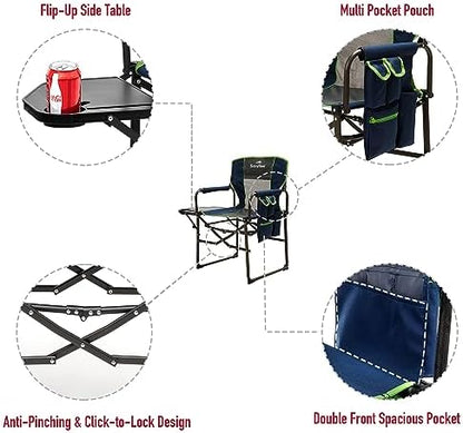 SUNNYFEEL Oversized Camping Chair Portable Directors Chairs - Image 5