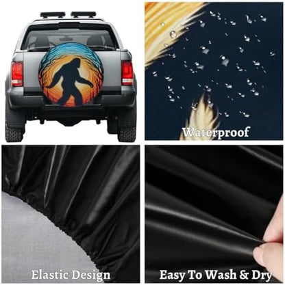 Bigfoot Spare Tire Cover 15in Spare Wheel Covers Tire Storage Cover - Image 4