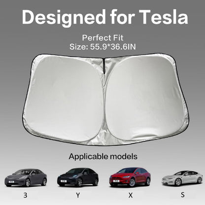 300T Sunshade for Tesla Model Y Model 3, Car Accessories 2026 for Tesla - Image 3