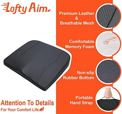 Lofty Aim Car Seat Cushion, Memory Foam Car Seat Cushions - Image 4