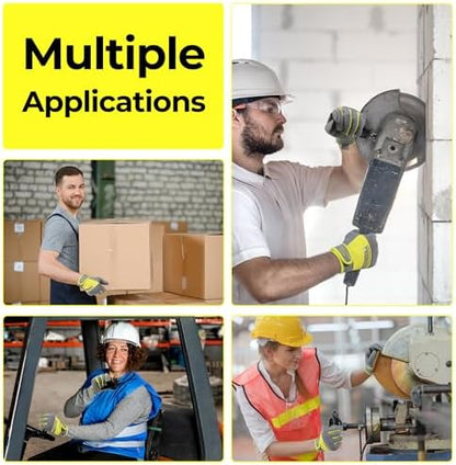 HANDLANDY Work Gloves for Men & Women, Utility Mechanic Working Gloves Touch - Image 6