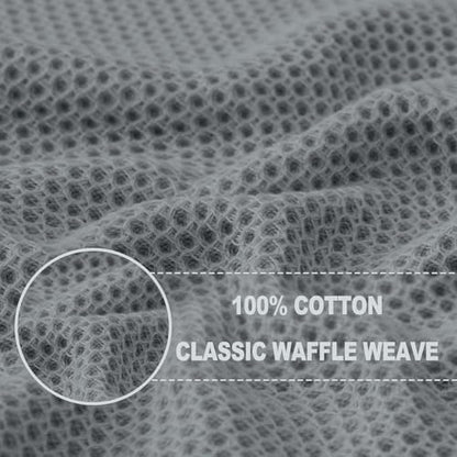 Homaxy 100% Cotton Waffle Weave Kitchen Dish Cloths 18-Pack - Image 2