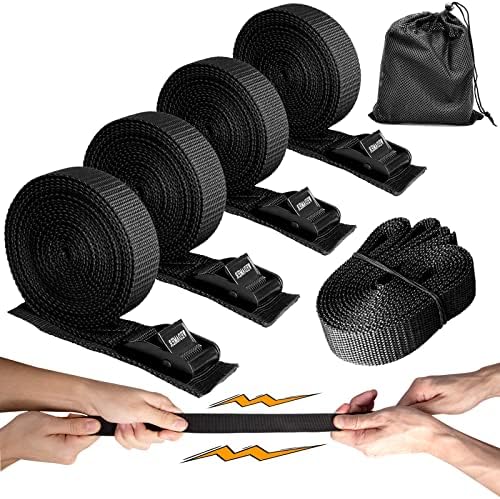WEDAMER Kayak Tie Down Straps 1" x16.4Ft Cam Buckle Lashing Straps 4 Pack - Image 2