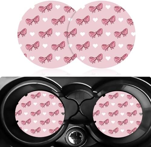 2 Pack Car Cup Holder Coasters, 2.75 Inch Anti Slip Shockproof Embedded Drink by FLYEEGO