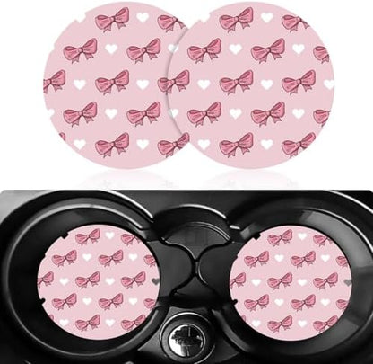 2 Pack Car Cup Holder Coasters, 2.75 Inch Anti Slip Shockproof Embedded Drink by FLYEEGO