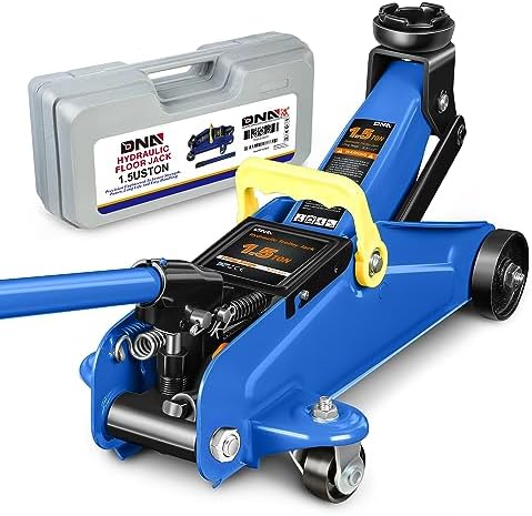 DNA Motoring 1.5 Ton Car Floor Jack Low Profile Hydraulic Trolley Service/Floor by DNAMOTORING-Tools