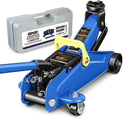 DNA Motoring 1.5 Ton Car Floor Jack Low Profile Hydraulic Trolley Service/Floor by DNAMOTORING-Tools