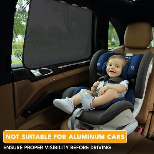 EcoNour Magnetic Car Sun Shade Side Window | Rear Window Sun Shade - Image 2