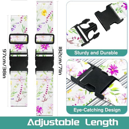 Slohif Luggage Straps for Suitcases Travel Belt Accessories Luggage Connector - Image 2