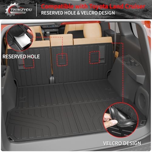 Trunk Mat & Backrest Mats for 2024-2026 Toyota Land Cruiser - Image 3