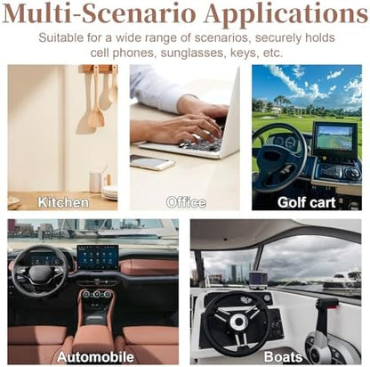 ecocstm Dash Mat for Car, 10.8" x 6.4" Anti Slip Dashboards Mat - Image 7