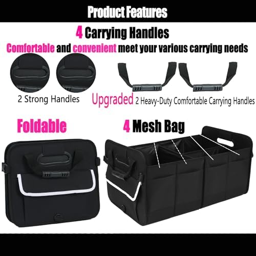 titiyiof Trunk Organizer for SUV & Sedan, Car Organizers and Storage, - Image 3