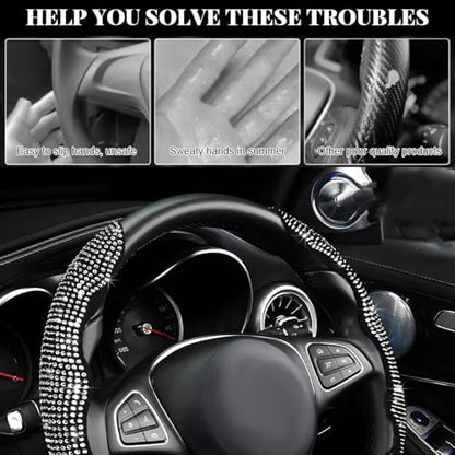 2 PCS Steering Wheel Cover, Segmented Car Wheel Covers - Image 6