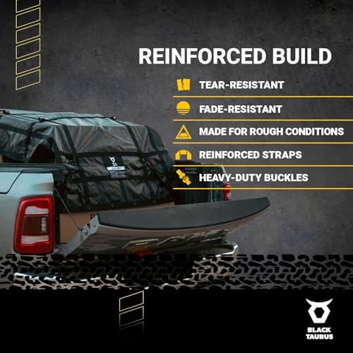 Waterproof Truck Bed Tarp Cover – Heavy Duty Cargo Net & Tarp - Image 4