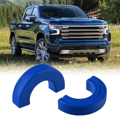 Tow Hook Covers for Silverado 1500/Sierra 1500 Dark Blue by HOME