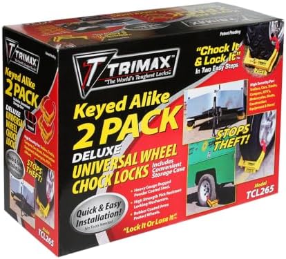 TRIMAX TCL265 Wheel Chock Lock by Trimax