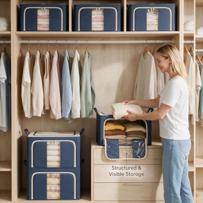 3 Openings Clothes Storage Bins - Image 6