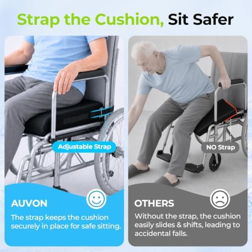 AUVON Gel Wheelchair Seat Cushion - Image 5