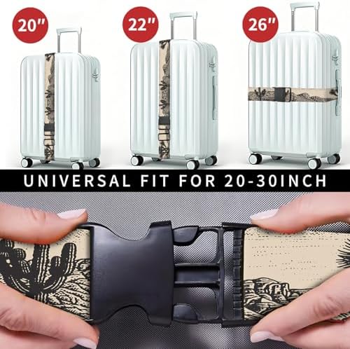 Luggage Straps for Suitcases, Heavy Duty Travel Belt - Image 4