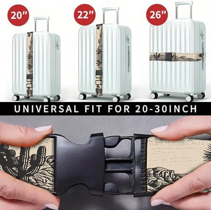 Luggage Straps for Suitcases, Heavy Duty Travel Belt - Image 4