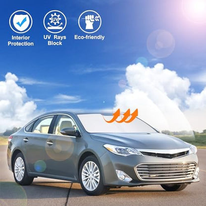 Windshield Sun Shade for 2013-2018 Toyota Avalon Accessories - Image 5