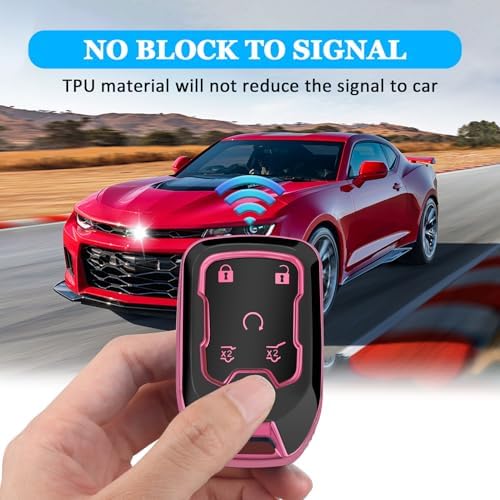 MILD EAST for Chevy GMC Key Fob Cover 6 Buttons Key Case 2016-2025 - Image 3