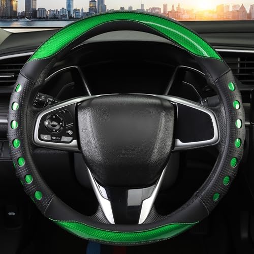 PU Leather Car Steering Wheel Cover - Image 2