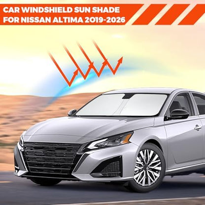 Foldable Front Windshield Sunshade fit - Image 2