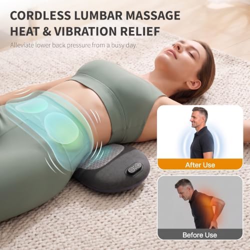 CHANCEE Cordless Electric 3 in 1 Lumbar Support Pillow - Image 5