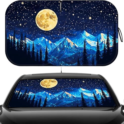 Windshield Sun Shade, Car Sun Shade Windshield by Loiyadn