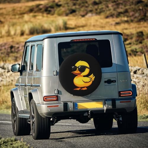 Funny Duck Spare Tire Cover Weatherproof Universal Wheel Protectors Cute Duck - Image 7